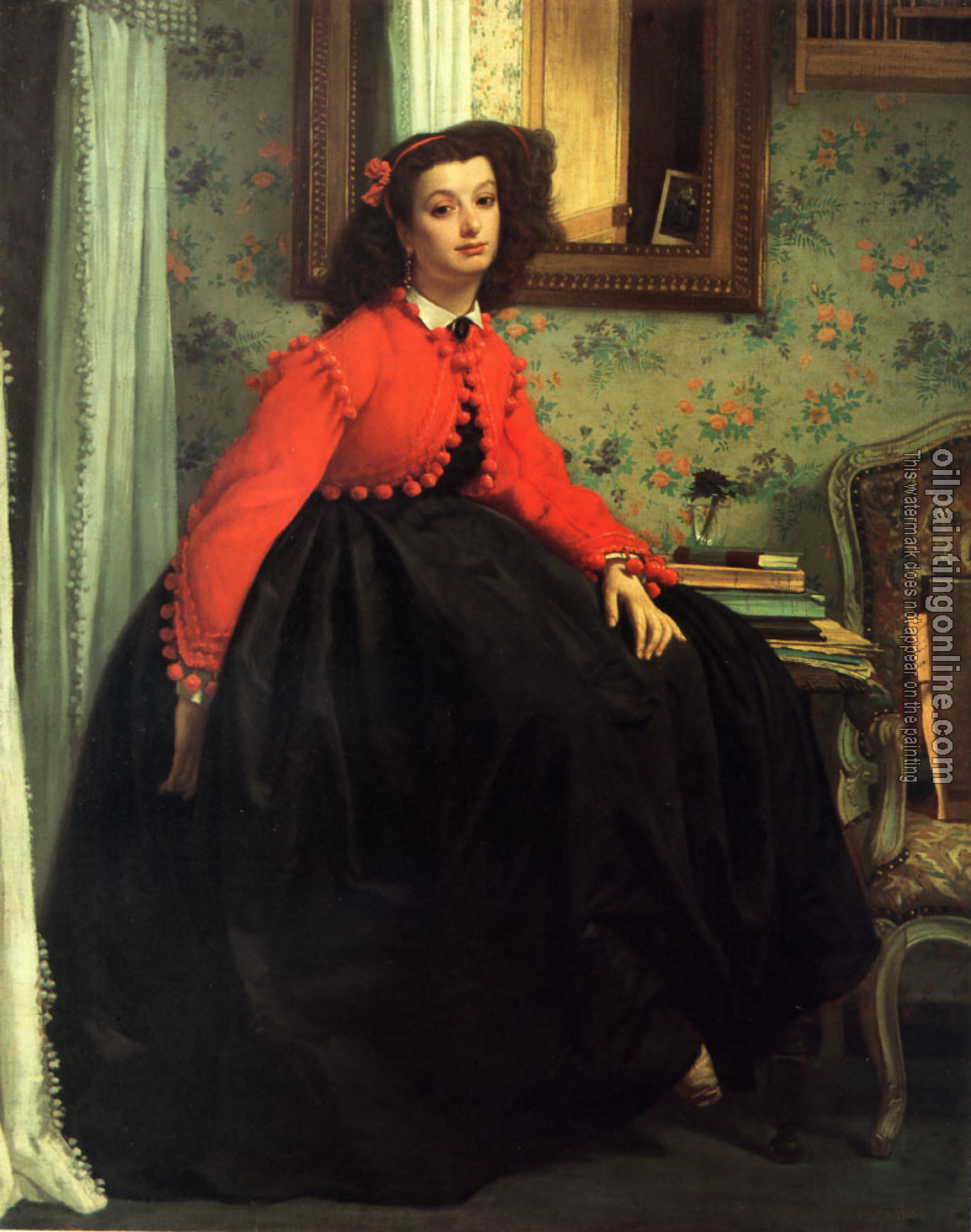 Tissot, James - Portrait of Mlle L L